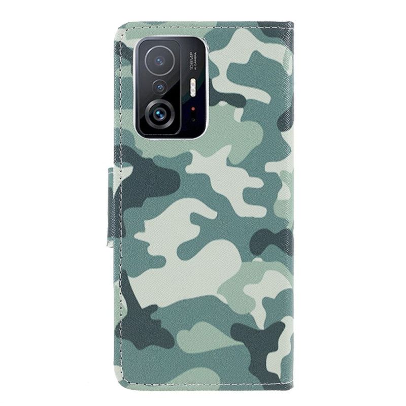 Folio-hoesje Xiaomi Mi 11t / 11t Pro Telefoonhoesje Militaire Camouflage