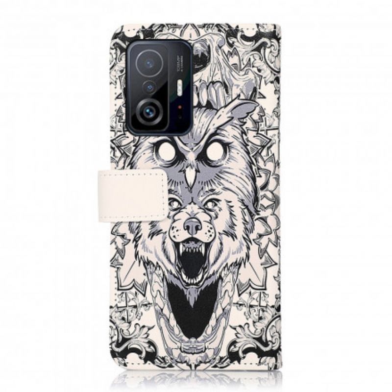 Folio-hoesje Xiaomi Mi 11t / 11t Pro Telefoonhoesje Woeste Dieren