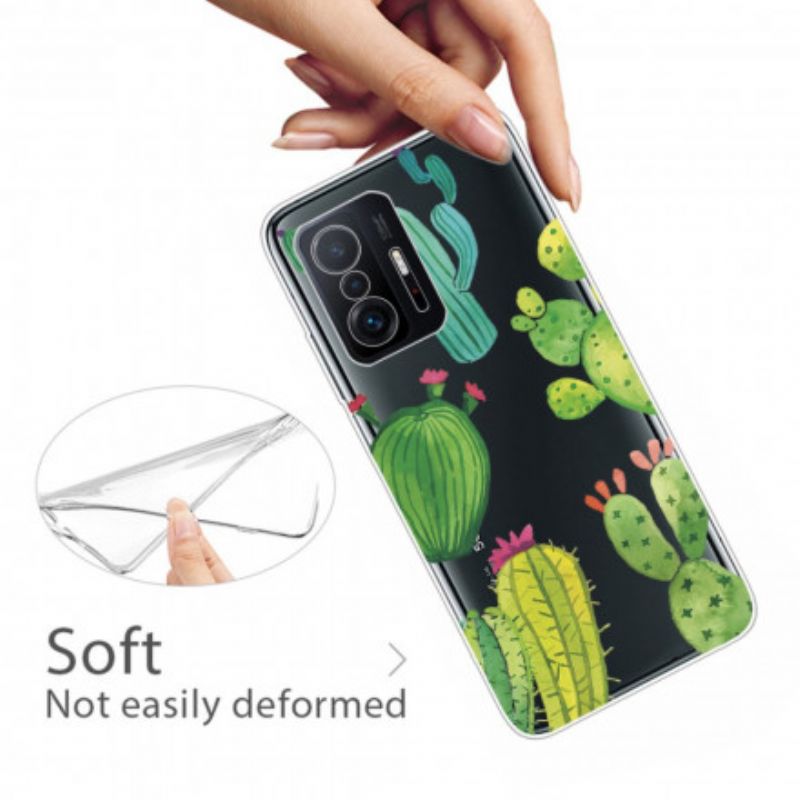 Hoesje Voor Xiaomi Mi 11t / 11t Pro Aquarel Cactus