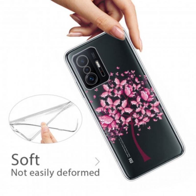 Hoesje Voor Xiaomi Mi 11t / 11t Pro Transparante Vlinderboom