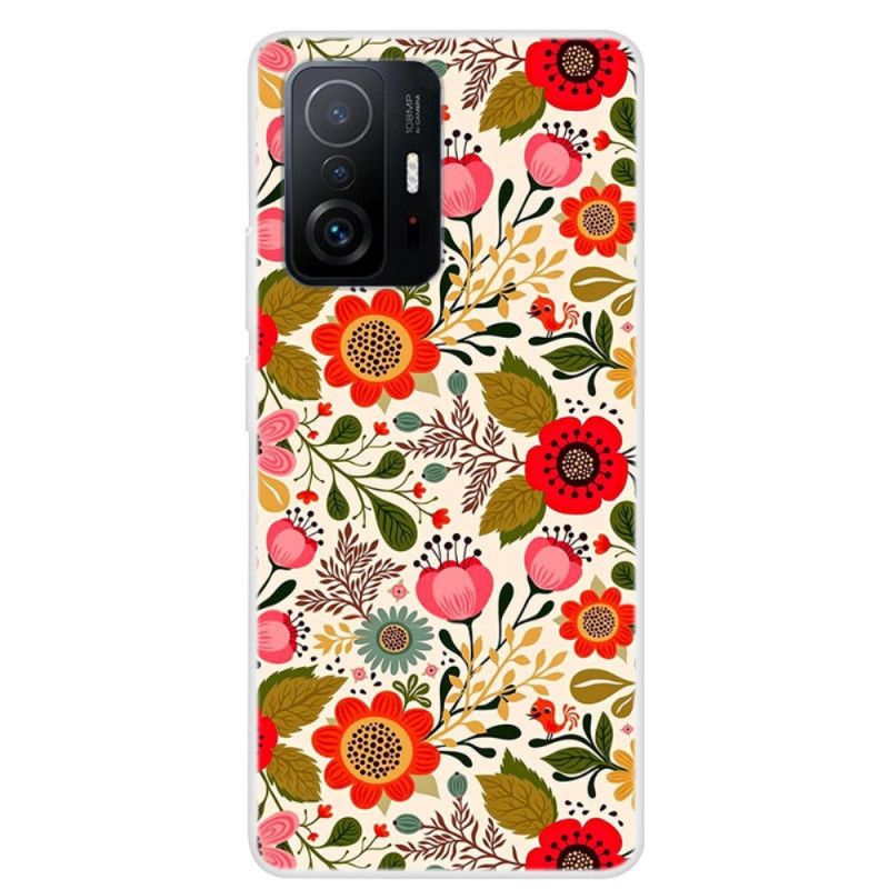 Hoesje Xiaomi Mi 11t / 11t Pro Bloementapijt