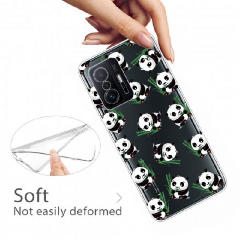 Hoesje Xiaomi Mi 11t / 11t Pro Kleine Panda's Bescherming Hoesje