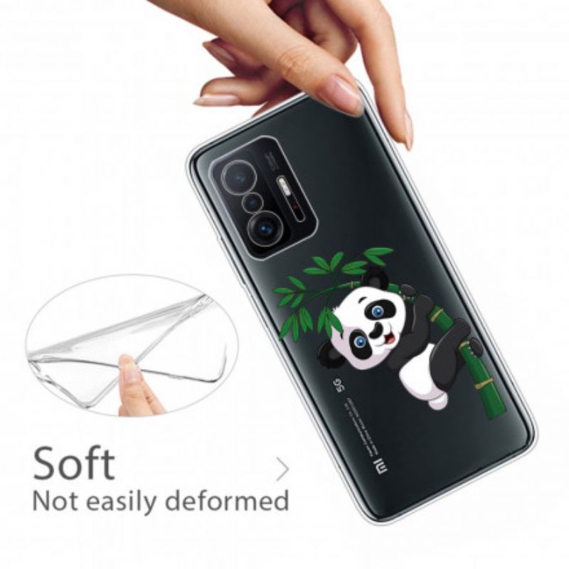 Hoesje Xiaomi Mi 11t / 11t Pro Naadloze Panda Op Bamboe