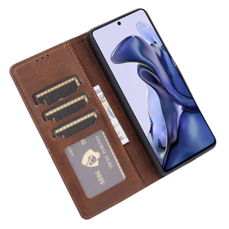 Leren Hoesje Voor Xiaomi Mi 11t / 11t Pro Kitten