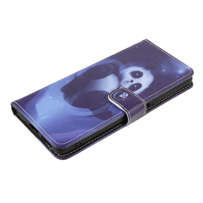 Leren Hoesje Voor Xiaomi Mi 11t / 11t Pro Panda Space