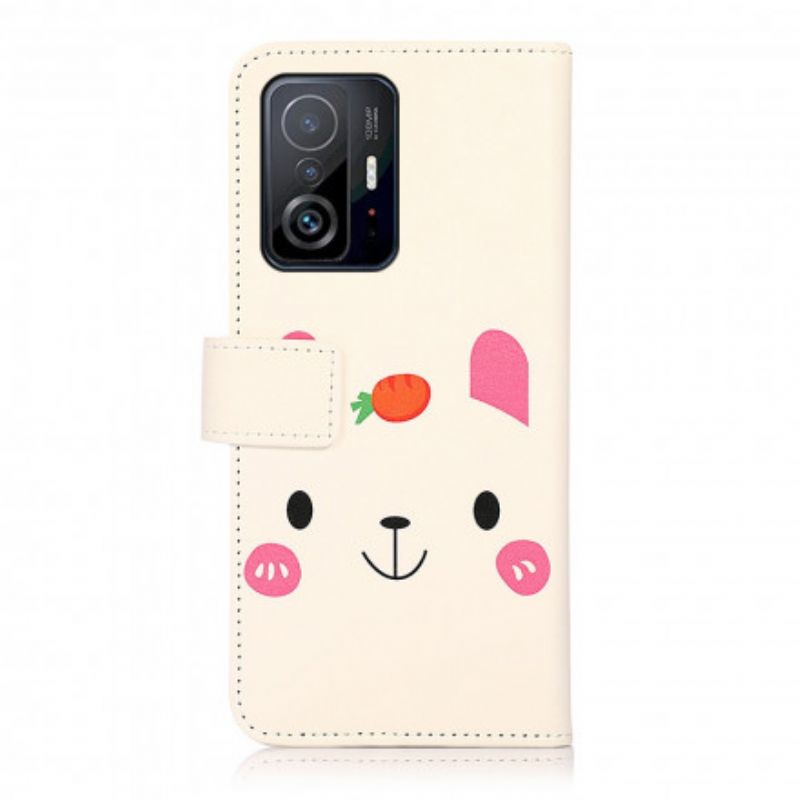 Leren Hoesje Xiaomi Mi 11t / 11t Pro Leuke Tekenfilm Bescherming Hoesje