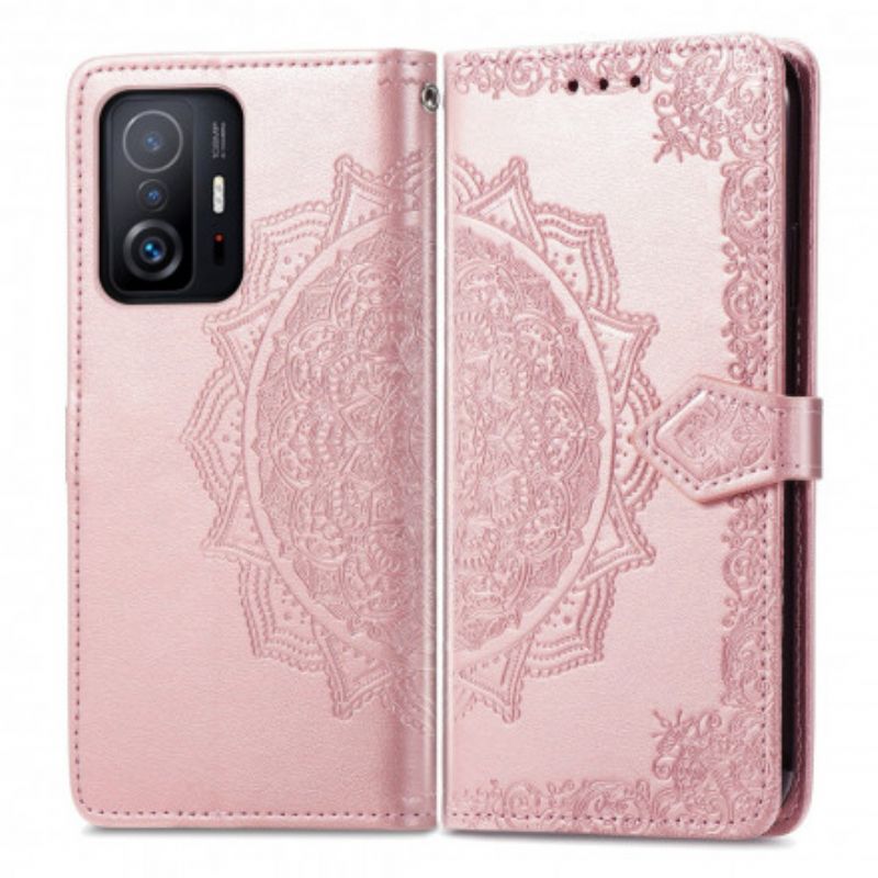 Leren Hoesje Xiaomi Mi 11t / 11t Pro Mandala Middeleeuwen