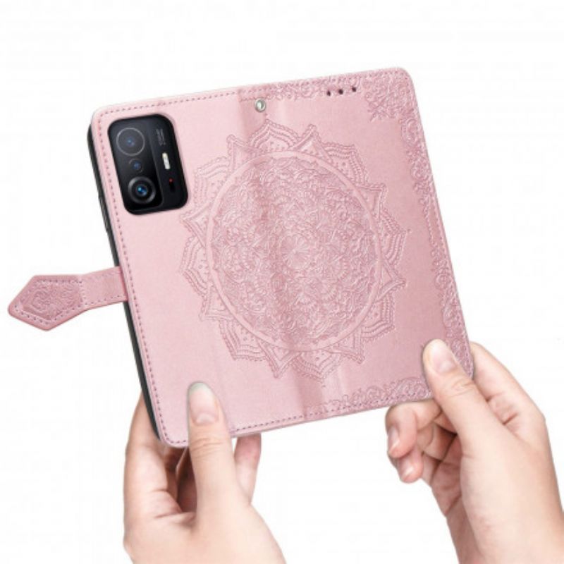 Leren Hoesje Xiaomi Mi 11t / 11t Pro Mandala Middeleeuwen