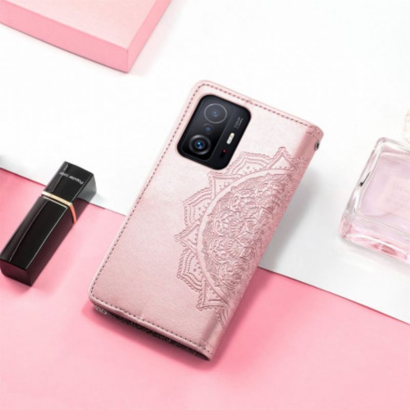 Leren Hoesje Xiaomi Mi 11t / 11t Pro Mandala Middeleeuwen