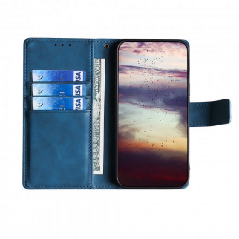 Leren Hoesje Xiaomi Mi 11t / 11t Pro Skin-touch Krokodil