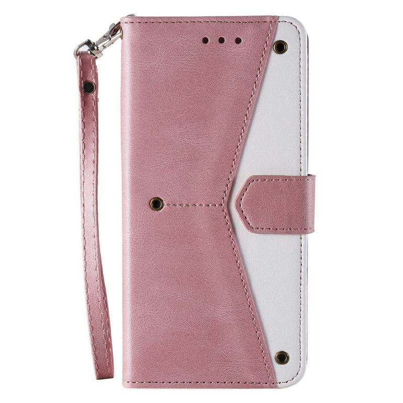 Leren Hoesje Xiaomi Mi 11t / 11t Pro Skin-touch Naden