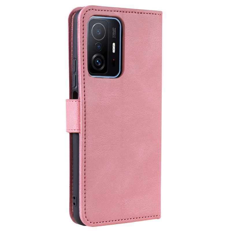 Leren Hoesje Xiaomi Mi 11t / 11t Pro Skin-touch Naden