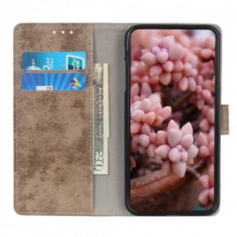 Leren Hoesje Xiaomi Mi 11t / 11t Pro Vintage Kunstleer