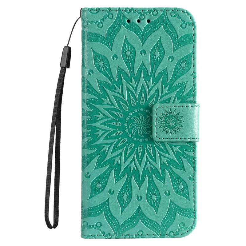 Leren Hoesje Xiaomi Mi 11t / 11t Pro Zonnebloem