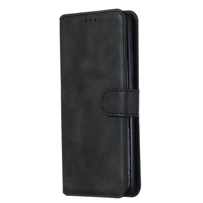 Bescherming Hoesje Xiaomi Mi Note 10 / 10 Pro Donkerblauw Zwart Met Ronde Klep