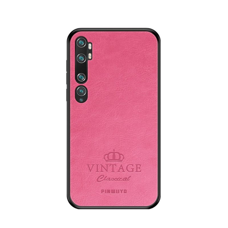 Case Hoesje Xiaomi Mi Note 10 / 10 Pro Roze Zwart Telefoonhoesje Pin Rui Serie Pinwuyo