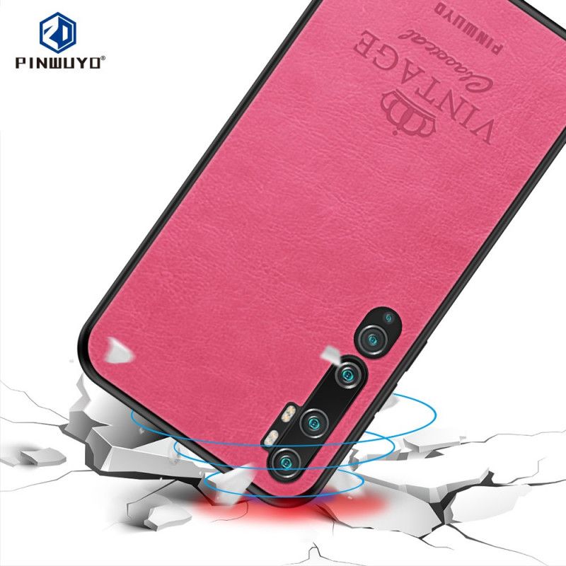 Case Hoesje Xiaomi Mi Note 10 / 10 Pro Roze Zwart Telefoonhoesje Pin Rui Serie Pinwuyo