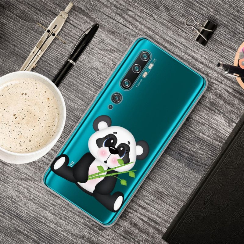 Case Hoesje Xiaomi Mi Note 10 / 10 Pro Telefoonhoesje Transparante Droevige Panda