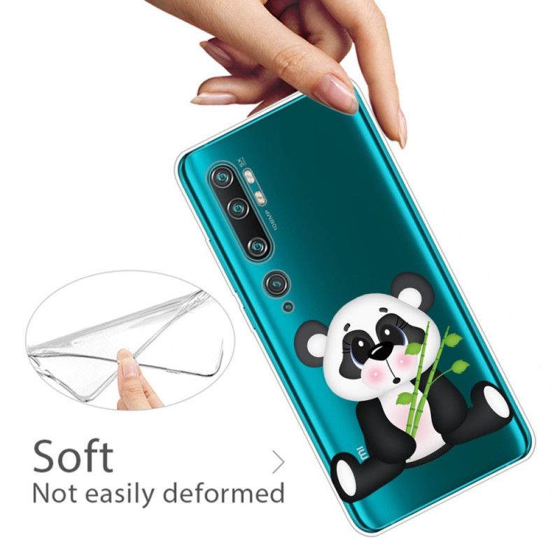 Case Hoesje Xiaomi Mi Note 10 / 10 Pro Telefoonhoesje Transparante Droevige Panda