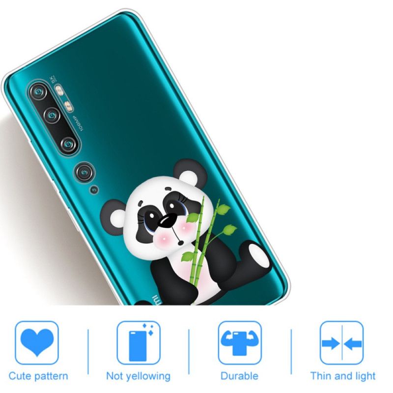 Case Hoesje Xiaomi Mi Note 10 / 10 Pro Telefoonhoesje Transparante Droevige Panda