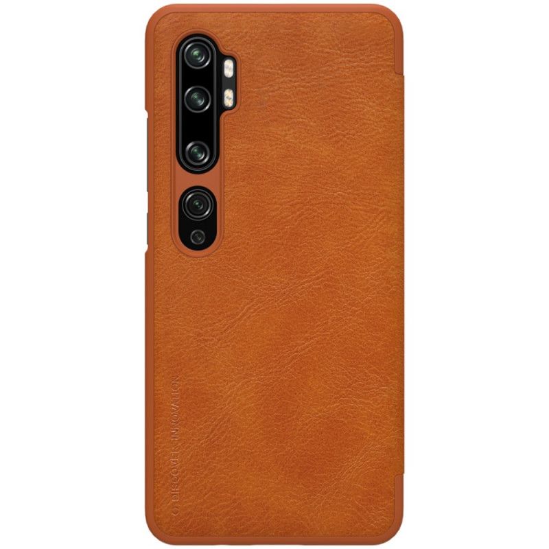 Folio-hoesje Xiaomi Mi Note 10 / 10 Pro Rood Nillkin Qin-Reeks