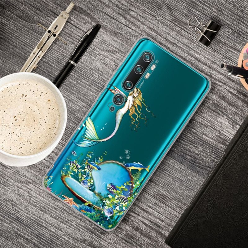 Hoesje voor Xiaomi Mi Note 10 / 10 Pro Blauwe Sirene