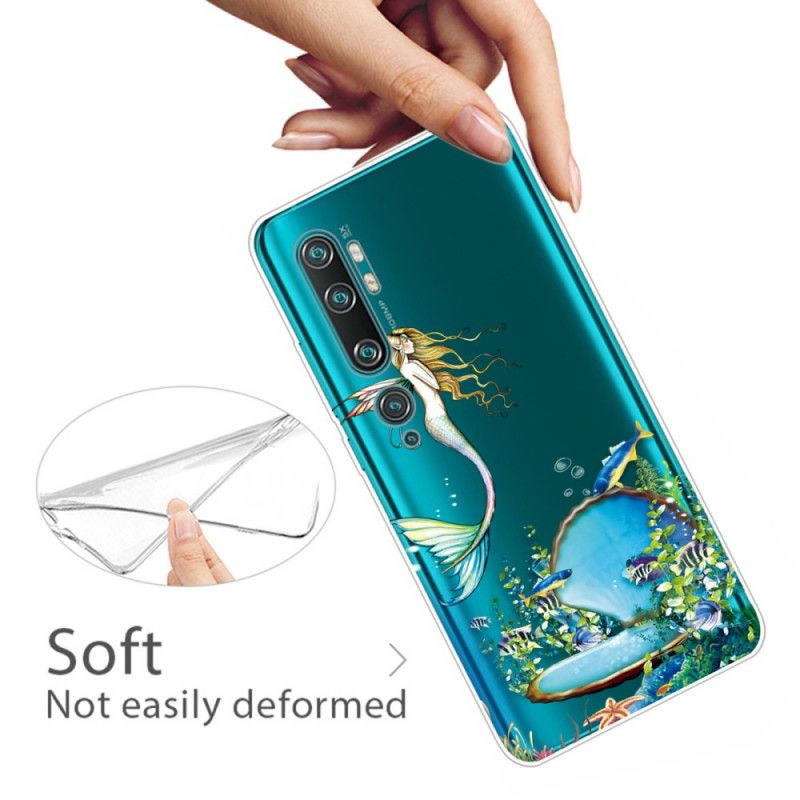 Hoesje voor Xiaomi Mi Note 10 / 10 Pro Blauwe Sirene