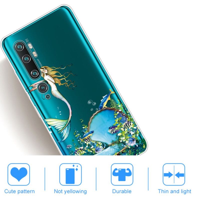 Hoesje voor Xiaomi Mi Note 10 / 10 Pro Blauwe Sirene