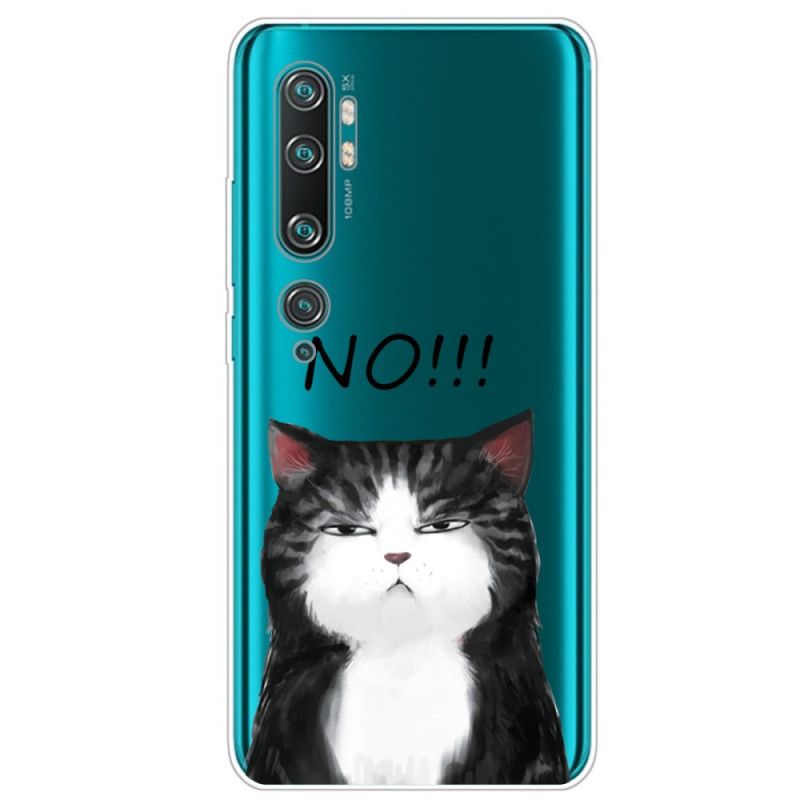 Hoesje voor Xiaomi Mi Note 10 / 10 Pro De Kat Die Nee Zegt