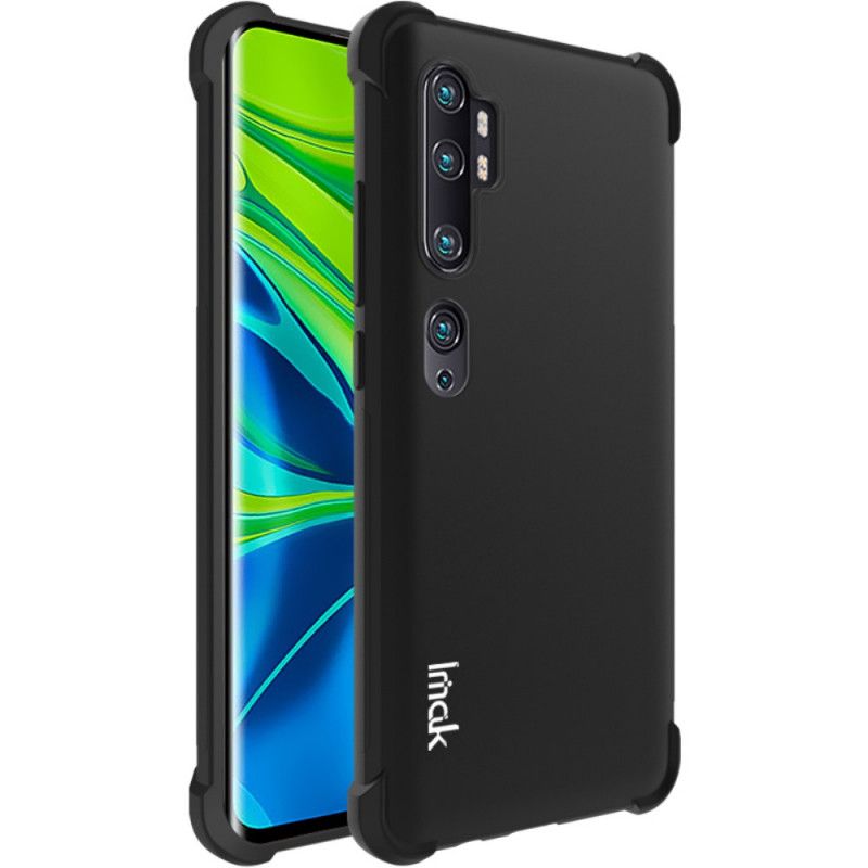 Hoesje voor Xiaomi Mi Note 10 / 10 Pro Grijs Zwart Imak Zijdeachtig