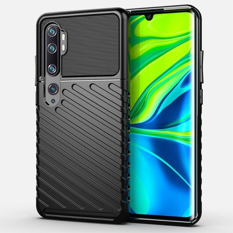 Hoesje voor Xiaomi Mi Note 10 / 10 Pro Groen Zwart Donderreeks