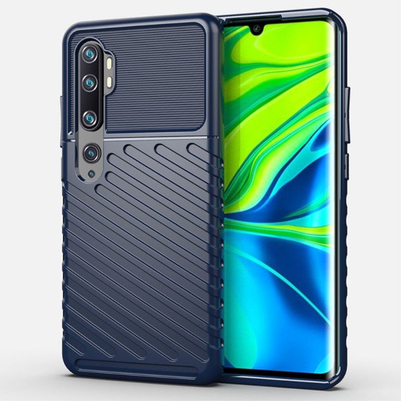 Hoesje voor Xiaomi Mi Note 10 / 10 Pro Groen Zwart Donderreeks