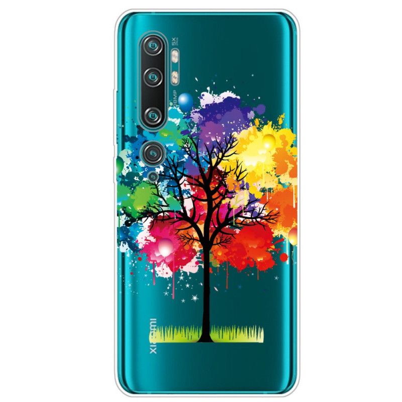 Hoesje voor Xiaomi Mi Note 10 / 10 Pro Transparante Aquarelboom