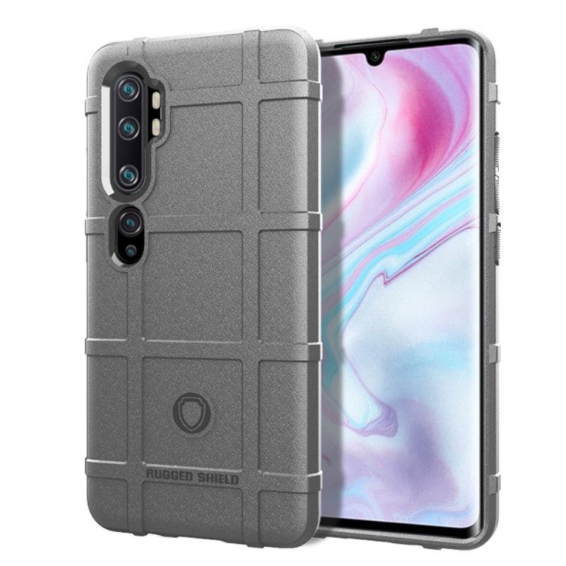 Hoesje Xiaomi Mi Note 10 / 10 Pro Grijs Zwart Robuust Schild