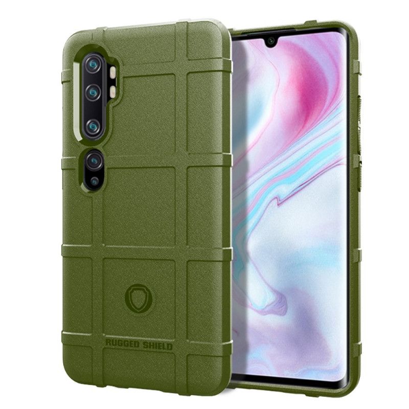 Hoesje Xiaomi Mi Note 10 / 10 Pro Grijs Zwart Robuust Schild