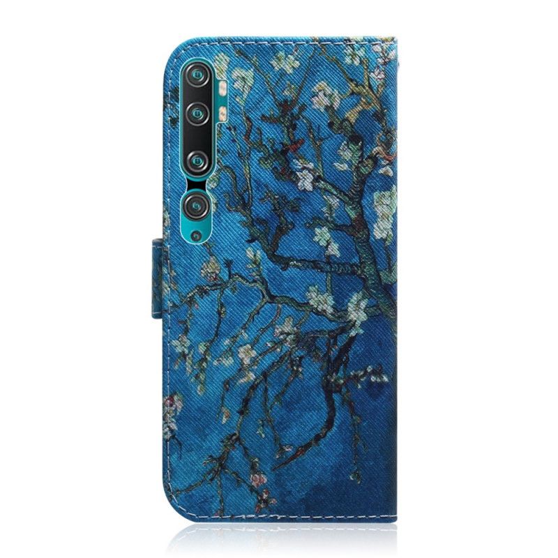 Leren Hoesje Xiaomi Mi Note 10 / 10 Pro Bloeiende Boomtak