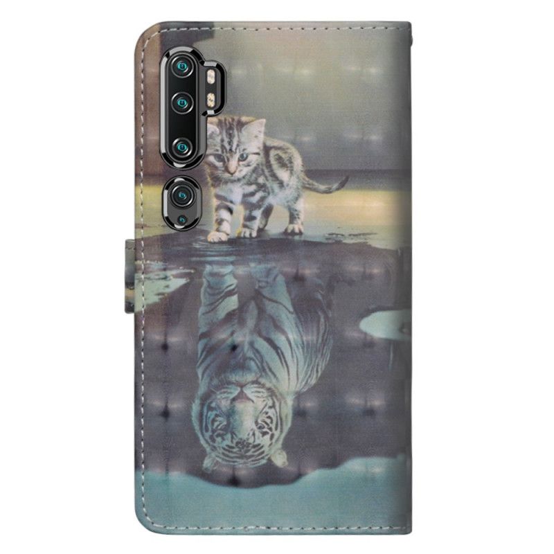 Leren Hoesje Xiaomi Mi Note 10 / 10 Pro Telefoonhoesje Ernest De Tijger