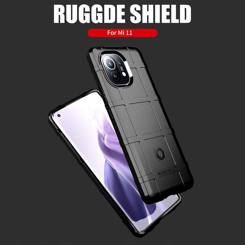 Case Hoesje Xiaomi Mi 11 Grijs Zwart Telefoonhoesje Robuust Schild