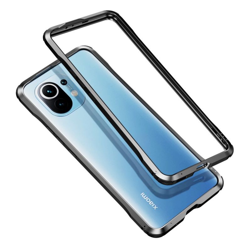 Frame Xiaomi Mi 11 Donkerblauw Zwart Le-Lock Serie Premium Aluminium Contouren