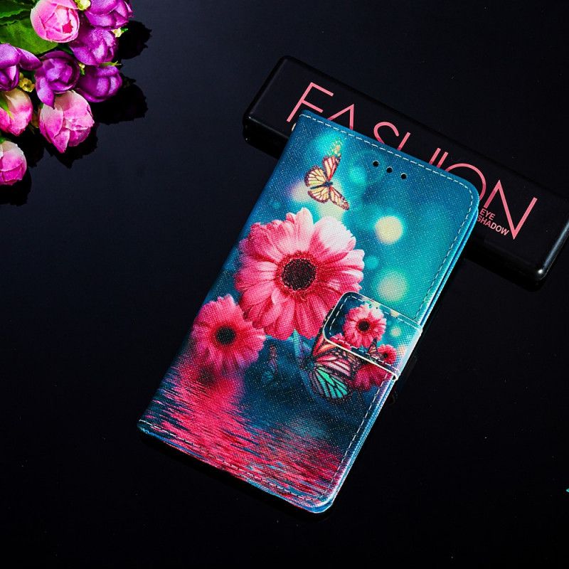 Leren Hoesje Xiaomi Mi 11 Bloemen En Vlinders