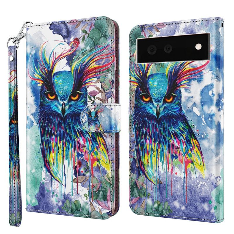 Bescherming Hoesje Google Pixel 6 Aquarel Vogel