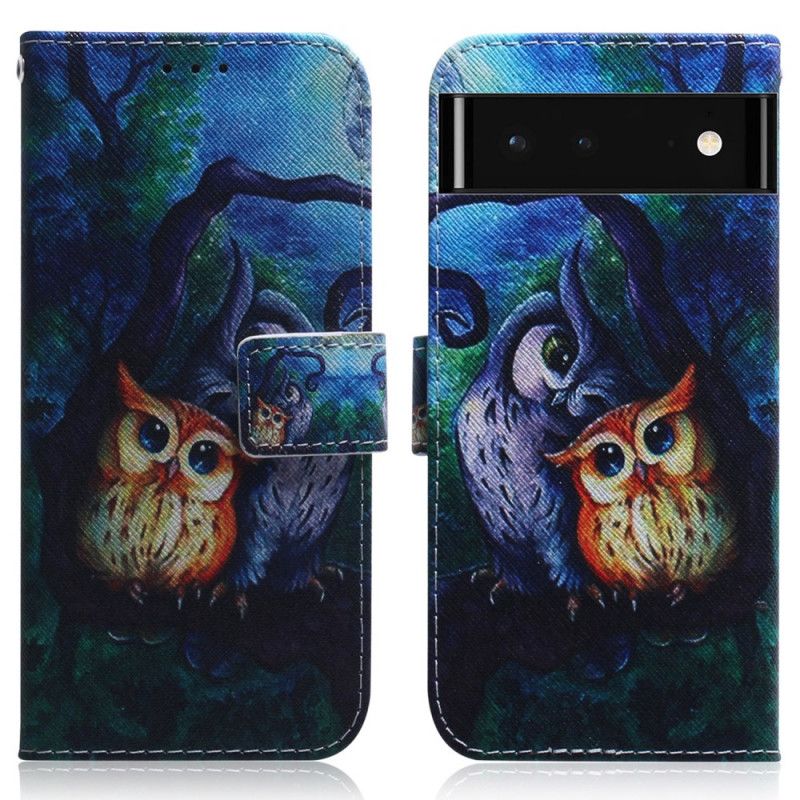 Bescherming Hoesje Google Pixel 6 Schilderij Van Uilen