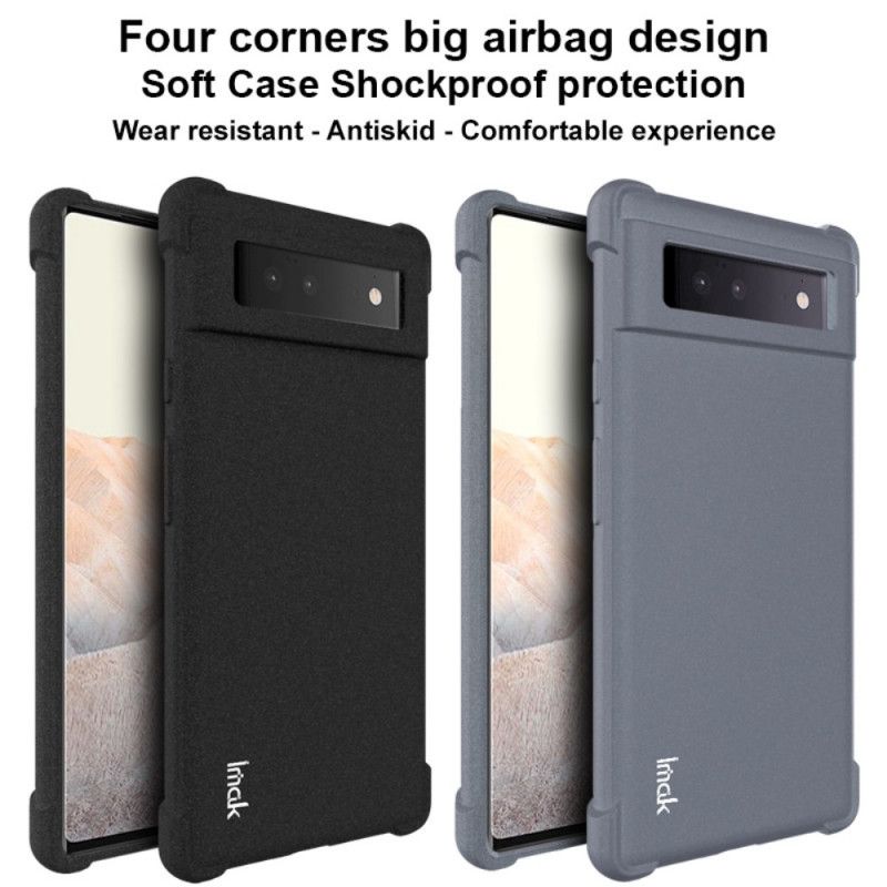 Case Hoesje Google Pixel 6 Telefoonhoesje Flexibele Siliconen Met Schermfilm Imak