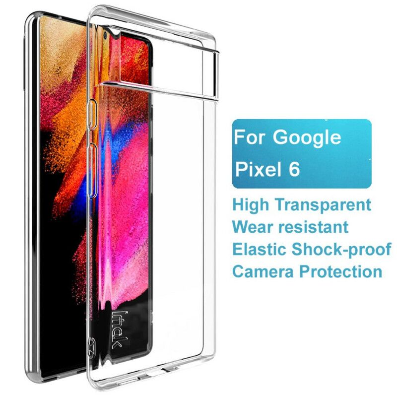 Cover Hoesje Google Pixel 6 Telefoonhoesje Imak Transparant Flexibel