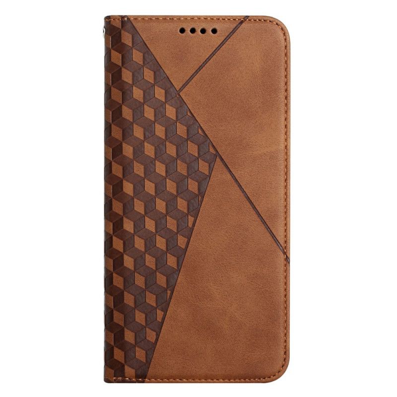 Folio-hoesje Google Pixel 6 Geo-leereffect Bescherming Hoesje