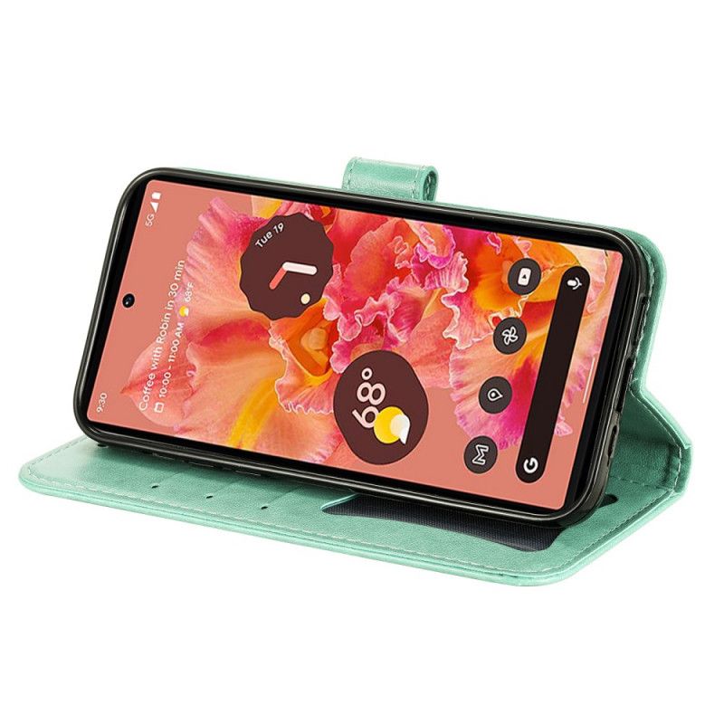 Folio-hoesje Google Pixel 6 Telefoonhoesje Bloemenmandala