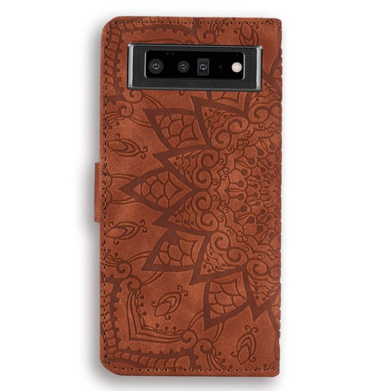 Leren Hoesje Google Pixel 6 Barokke Mandala