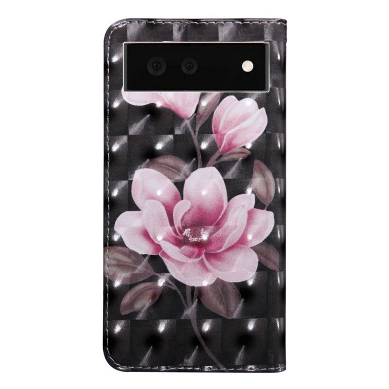 Leren Hoesje Google Pixel 6 Bloesem Bloemen