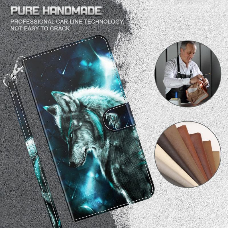 Leren Hoesje Google Pixel 6 Majestueuze Wolf