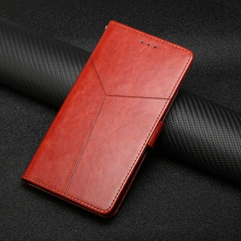 Leren Hoesje Voor Google Pixel 6 Stijl Leer Geo Y-ontwerp